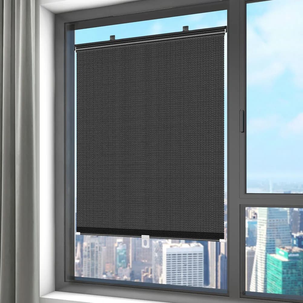 10-1 pezzi tende parasole universali tazza auto camera da letto ristorante tende a rullo senza chiodi finestra di aspirazione tenda parasole tenda parasole