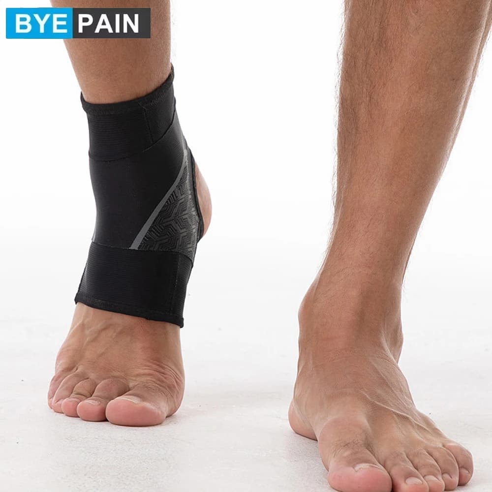 Supporto per caviglia con fascia elastica regolabile, 1/2 pezzi, per fascite plantare e tendinite di Achille.
