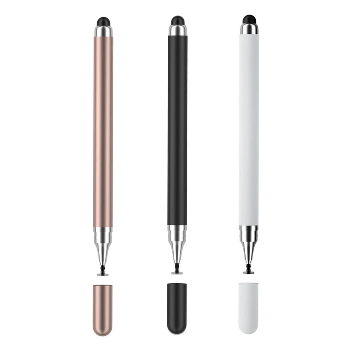 Penna stilo universale 2 in 1 per iOS Android Touch Pen Disegno Matita capacitiva per iPad Samsung Xiaomi Tablet Smart phone