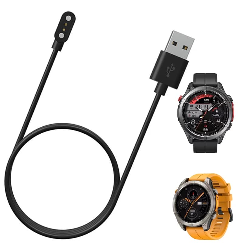 Adattatore per caricabatterie dock Smartwatch Cavo di ricarica USB Cavo di ricarica per Zeblaze Stratos 4 Sport Smart Watch Accessori