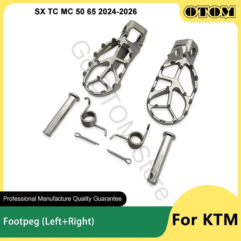 OTOM 2024-2026 Pedane Anteriori Moto Poggiapiedi per KTM SX SXE HUSQVARNA TC EE GASGAS MC MCE 5 50 60 Dirt Bike
