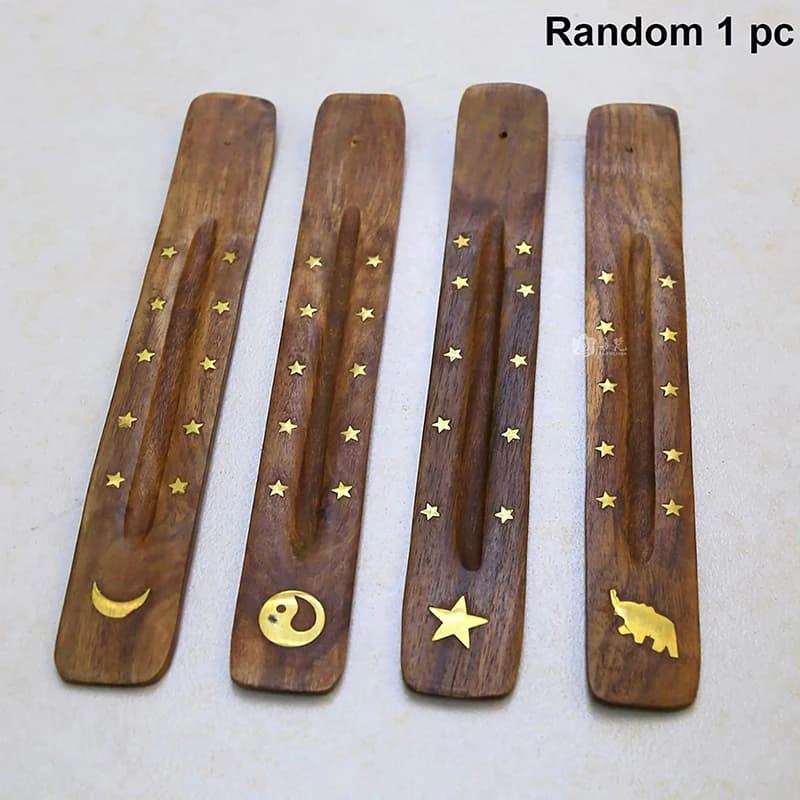 Portaincenso in Legno Naturale, Raccoglitore di Ceneri, Bruciatore, Supporto per Incenso, Base per Incenso, Piatto per Aromaterapia, Decorazione per la Casa