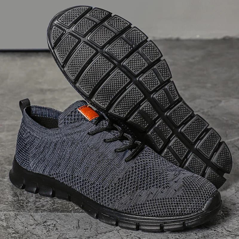 Scarpe da uomo casual leggere in rete traspirante, scarpe da passeggio da uomo per esterni, sneakers da uomo con lacci, scarpe vulcanizzate, calzature.