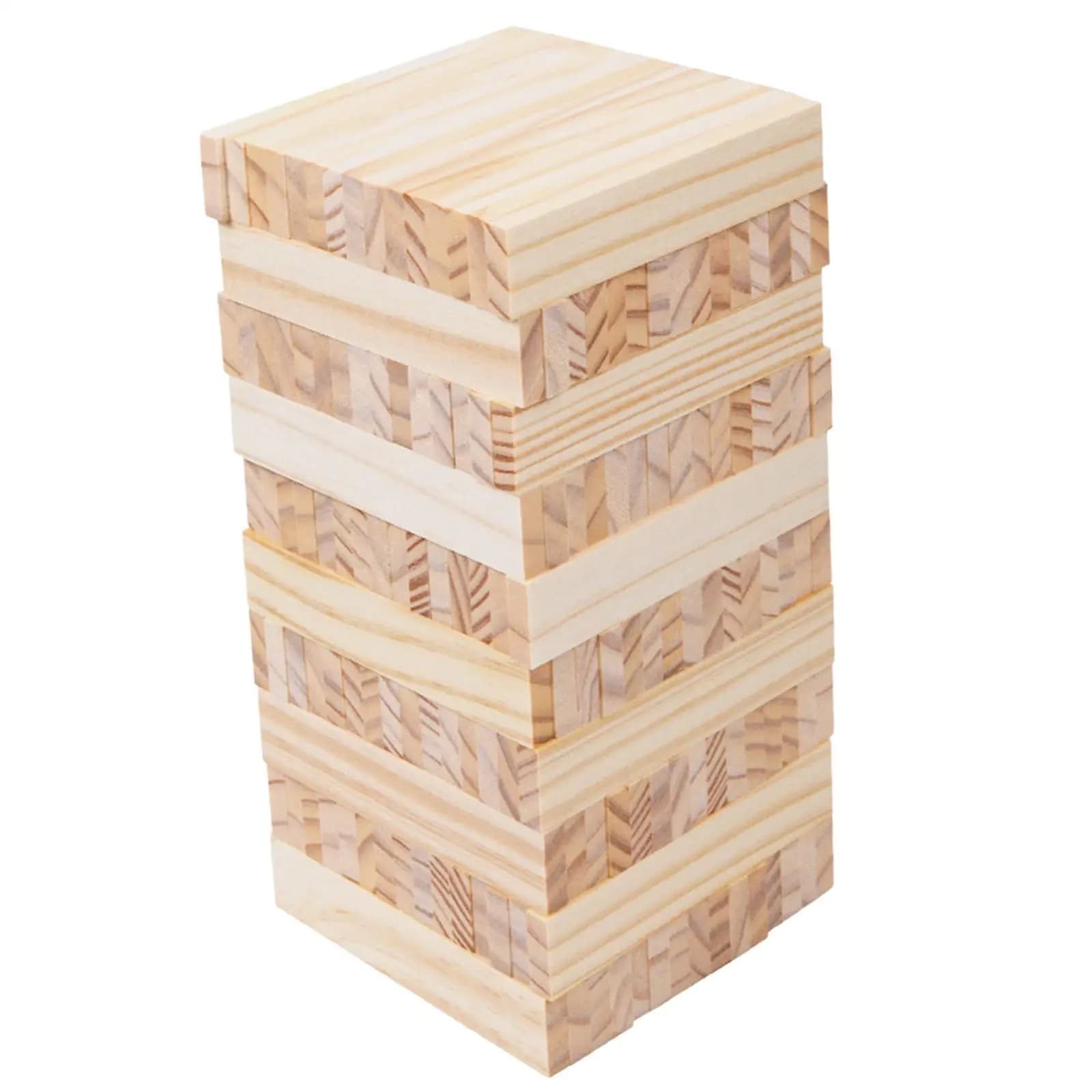 Torre di Blocchi 100 Pezzi, Gioco per Bambini e Famiglie, Torre Impilabile in Legno per Feste, dai 6 Anni in su, per Ragazzi e Adolescenti