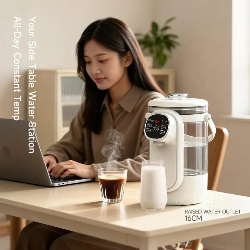 Bollitore Elettrico Intelligente da 3,5L con Temperatura Costante e Mantenimento Automatico del Calore per Acqua Calda Domestica