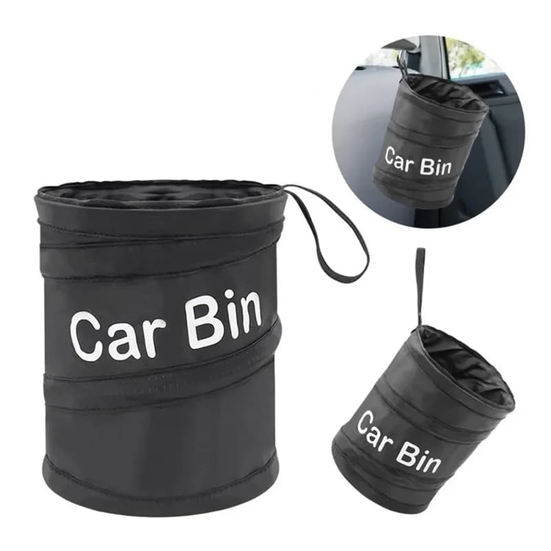 2025 New Collapsible Car Trash Can Pack Trash Bag Rubbish Waste Bin For Little Leak Proof Car Cooler Bag Garbage Bag Wastebasket