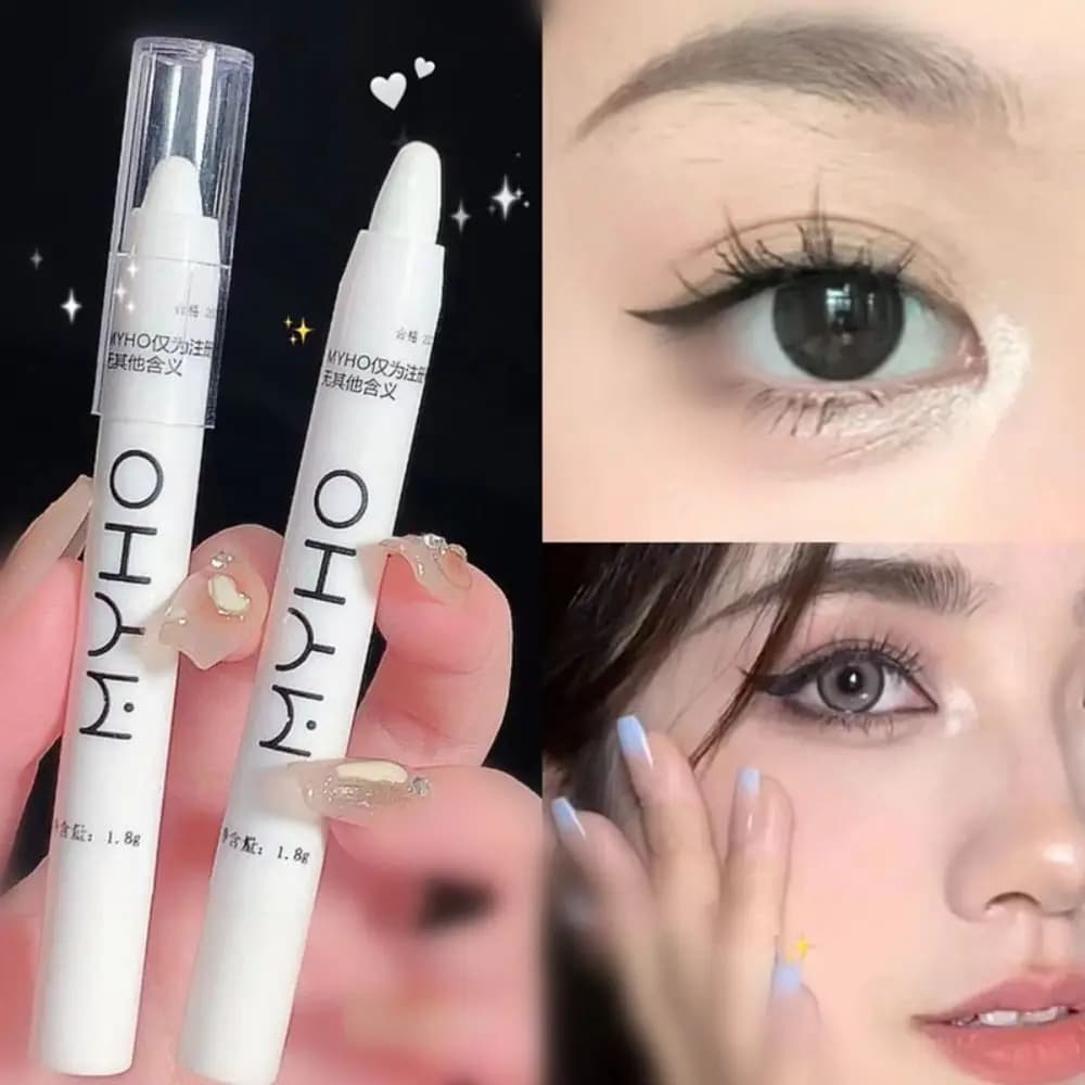 Cosmetics Eyes Makeup Tool Glitter Eyeshadow Pen Diamond Silkworm Pencil White Highlighter Pencil Lying Silkworm Pencil