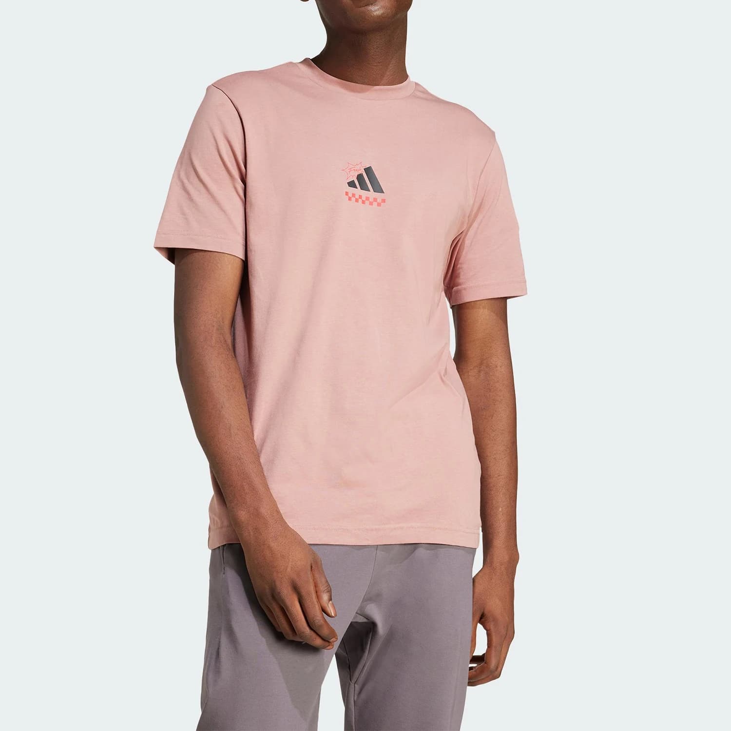 Men's Breathable Crewneck T-shirt Adidas Genuine Sportswear JJ4018
