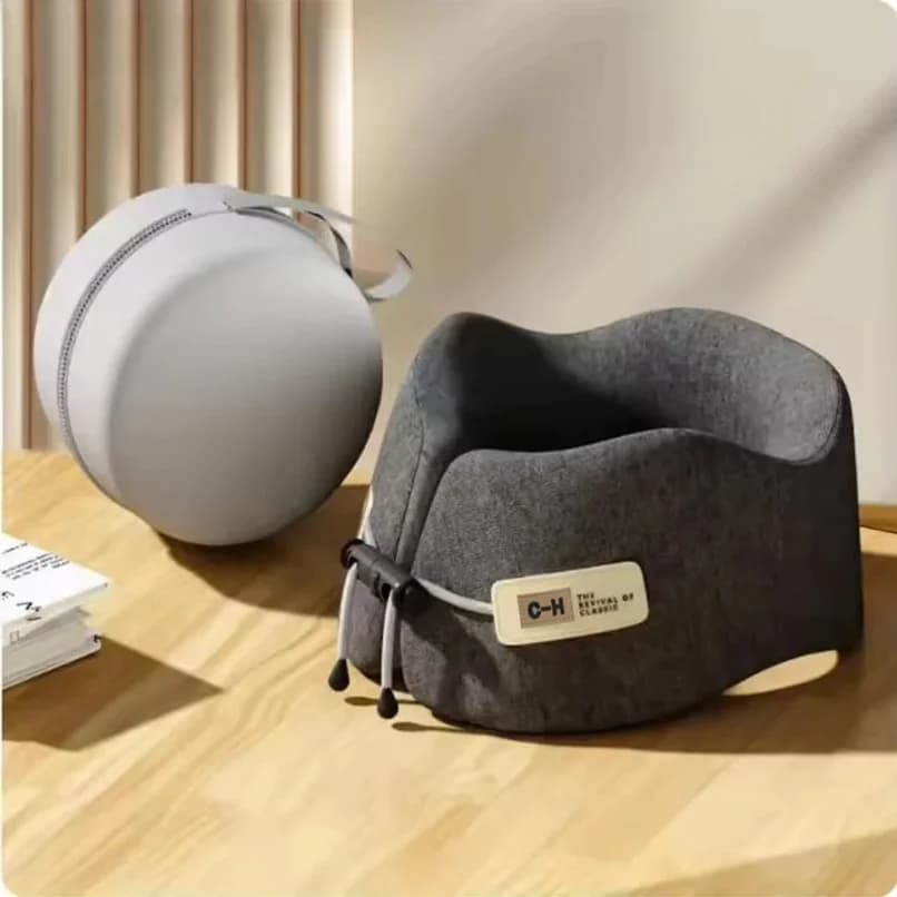 Cuscino a U in Memory Foam per Viaggio, Supporto per il Collo, Cuscino per Dormire, Poggiatesta a U per Viaggi in Aereo