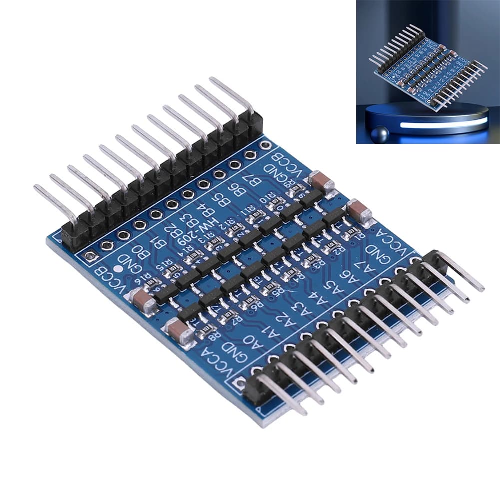 8 Channel Level Conversion Module 5V/3.3V Level Converter IO Bidirectional Mutual Converter IIC UART SPI TTL for Arduino