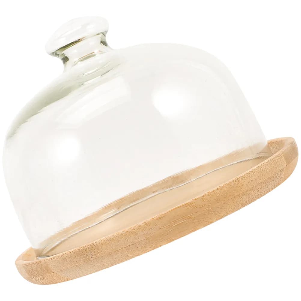 Set di 1 Copertura Protettiva in Vetro per Torte, Dessert, Frutta Secca, Noci e Caramelle, Ideale come Regalo per Matrimoni e Compleanni