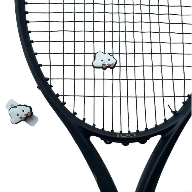 6Pcs Tennis Vibration Dampener Shock Absorbers Silicone Tennis Racket Dampener