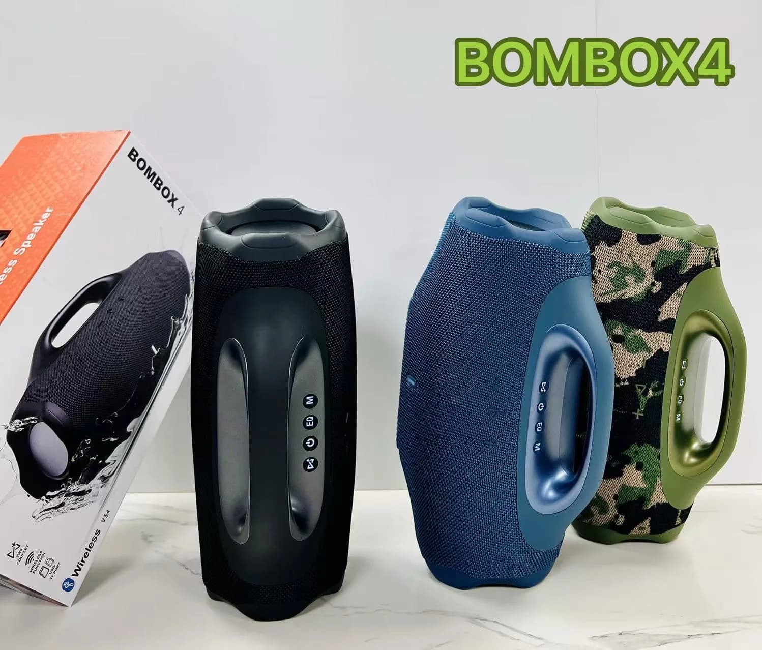 Bluetooth Speaker BOMBOX4 God of War, External Laptop, High Power Subwoofer 38W, Wireless TWS Speaker