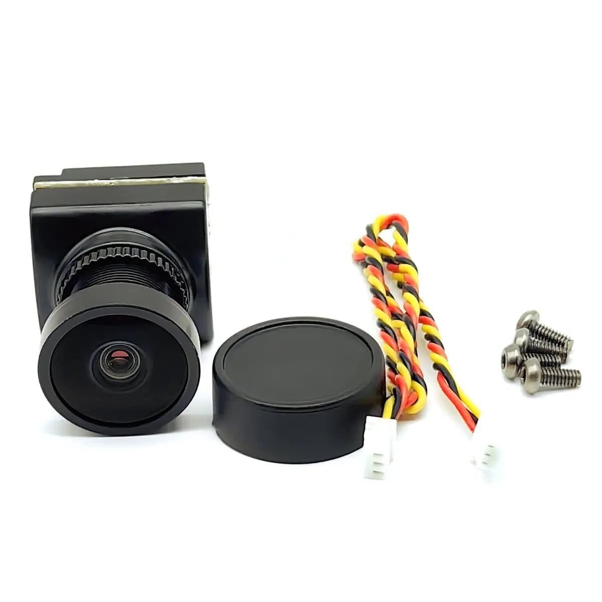 Nuova Telecamera FPV 1800TVL 2026, CMOS 16:9, Obiettivo 2.1mm, NTSC e PAL Regolabile, Manuale Incluso per Droni RC FPV
