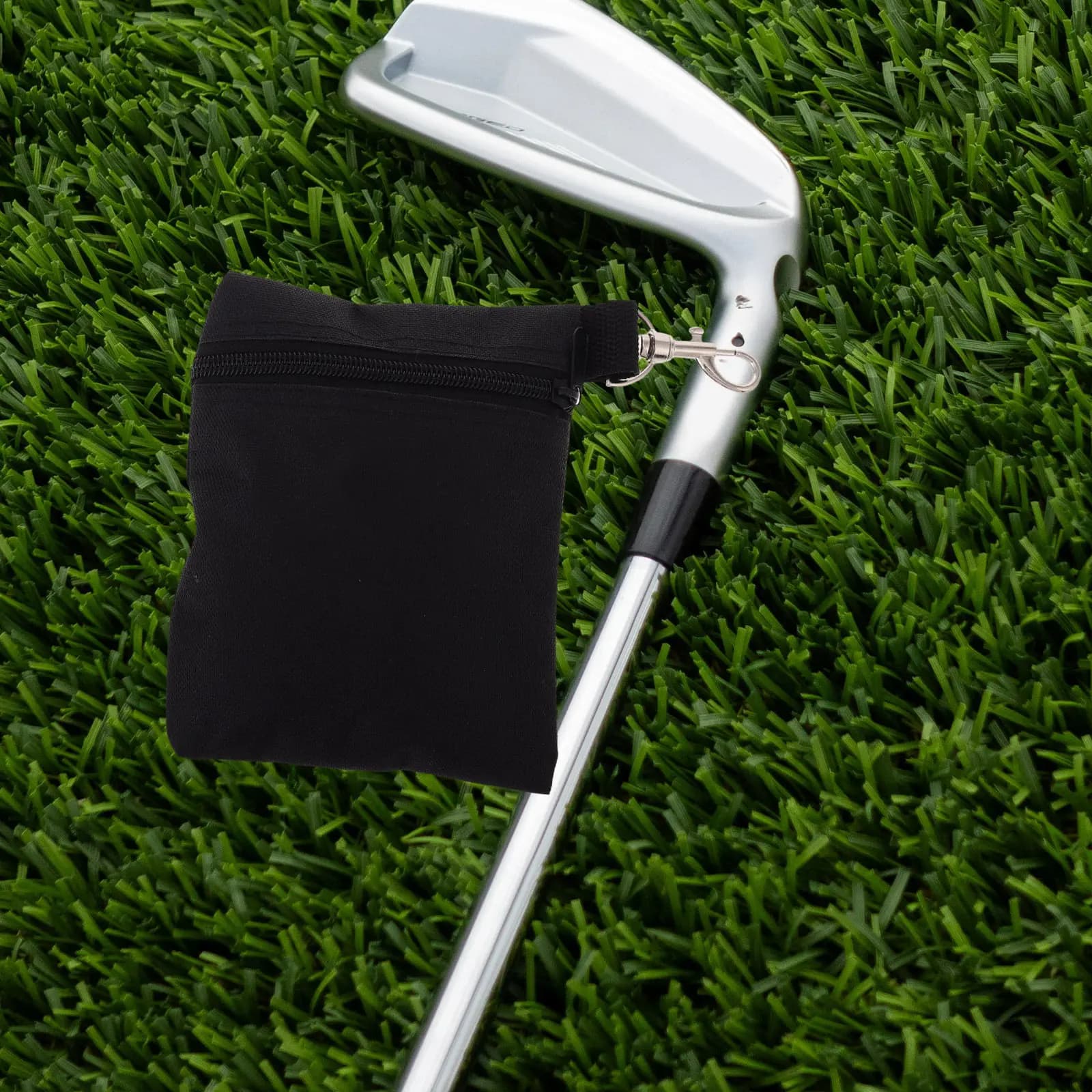 4 Pezzi Marsupio da Golf in Nylon Versatile, Borsa Organizer per Accessori da Golf, Porta Palline Compatto e Leggero per Uomini e Donne