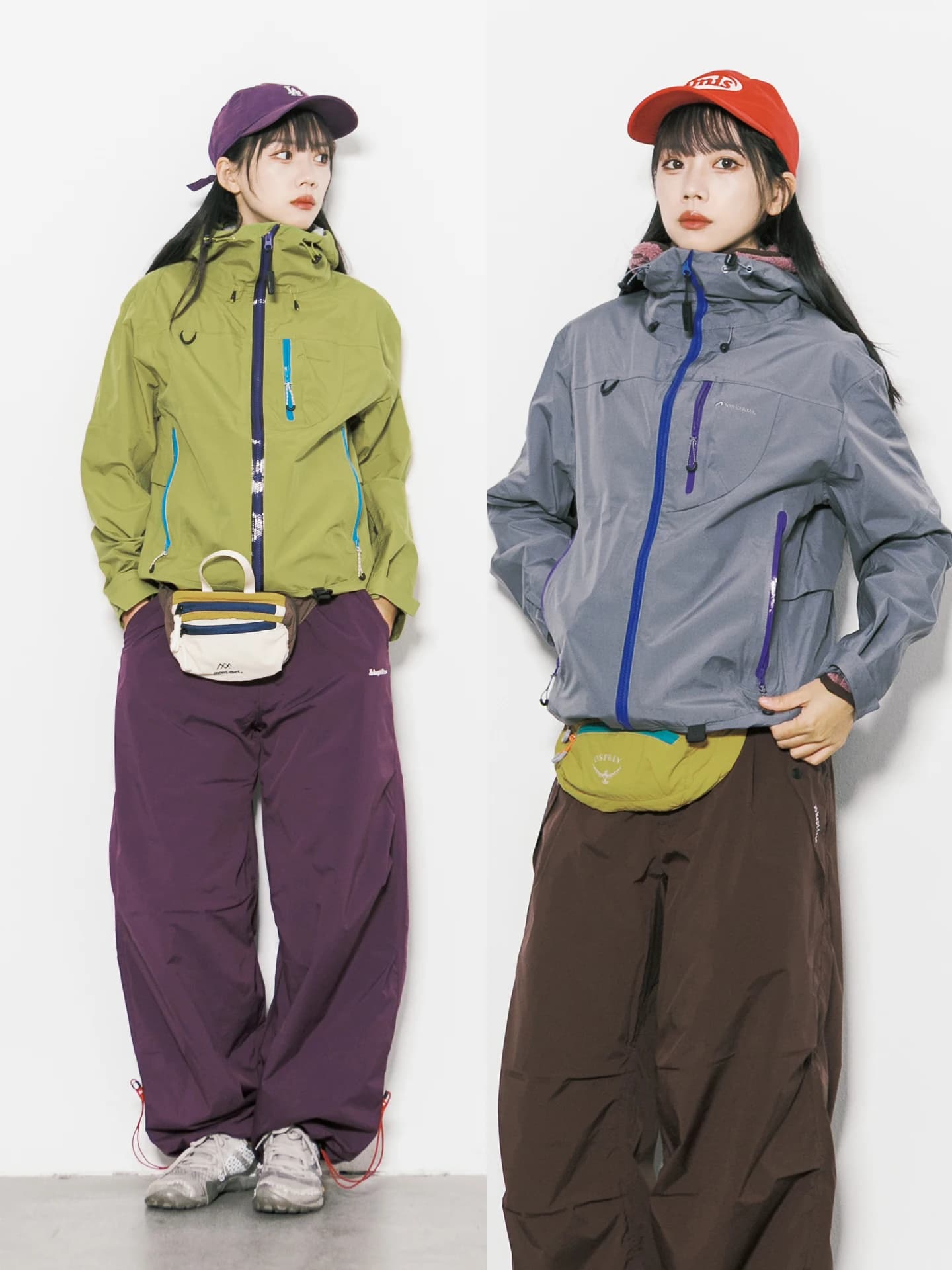Outdoor RCDB Mountain Series Men's And Women's Waterproof Jacket Short Coat Full Glue Windproof Hiking Jacket Multi-Pocket