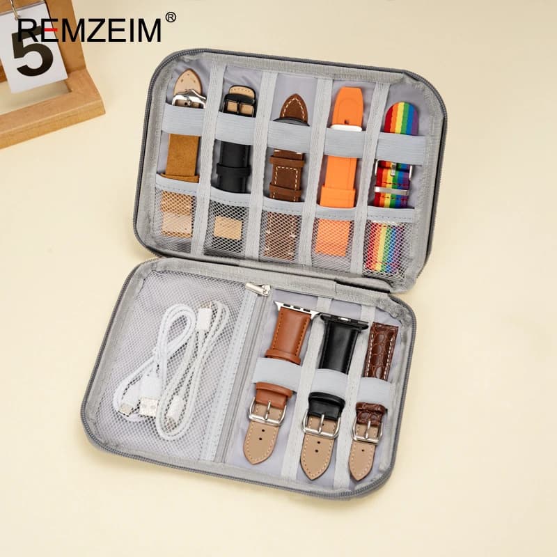 Custodia per Organizer per cinturini per orologi custodia portatile multifunzione per custodia per cinturini per orologi custodia per cinturini accessori per custodia