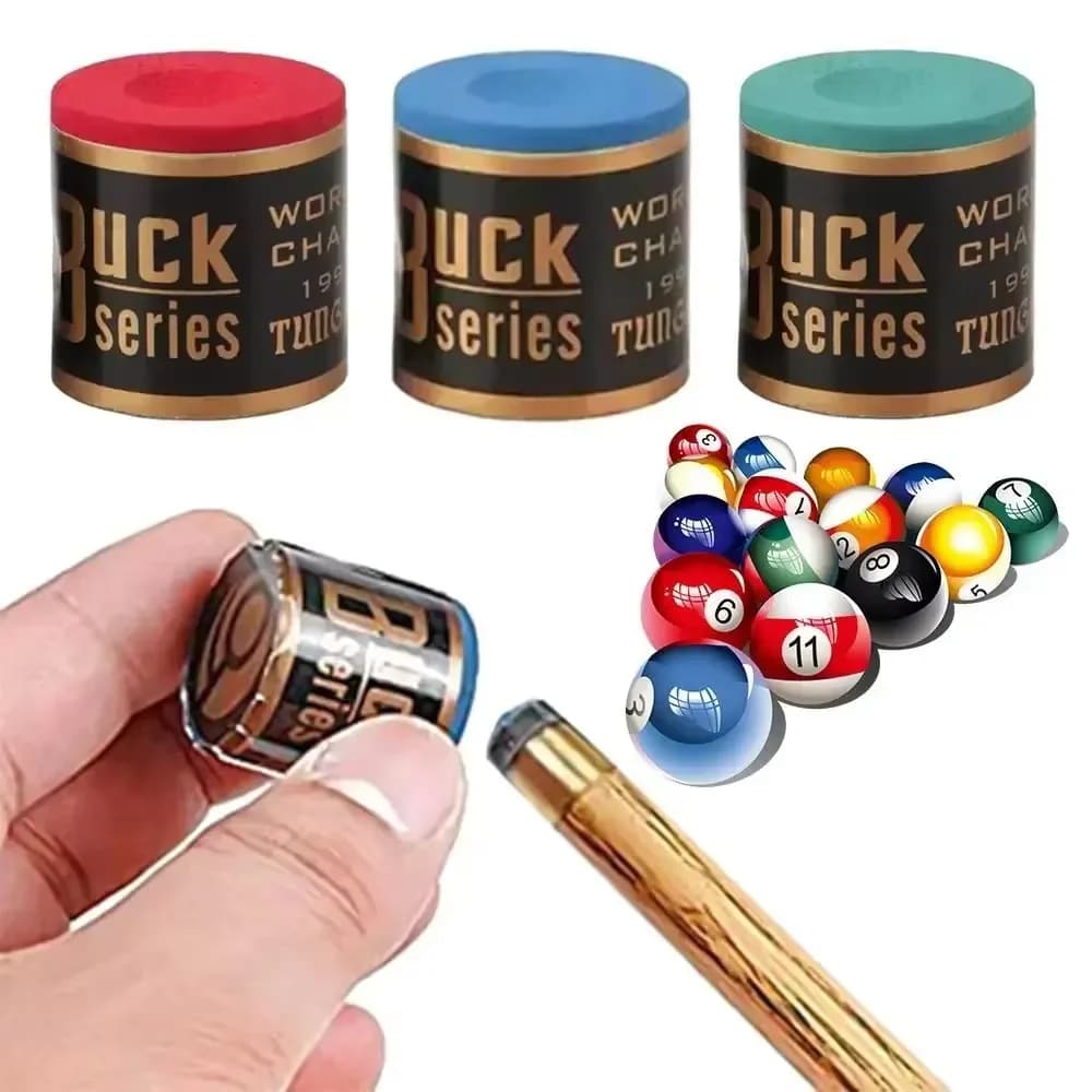 2PCS/Set No-Slip Billiard Chalks Pool Cue Stick Chalk Snooker Easy Powder Billiard Chalk Pool Accessories-Enhance Your Billiard