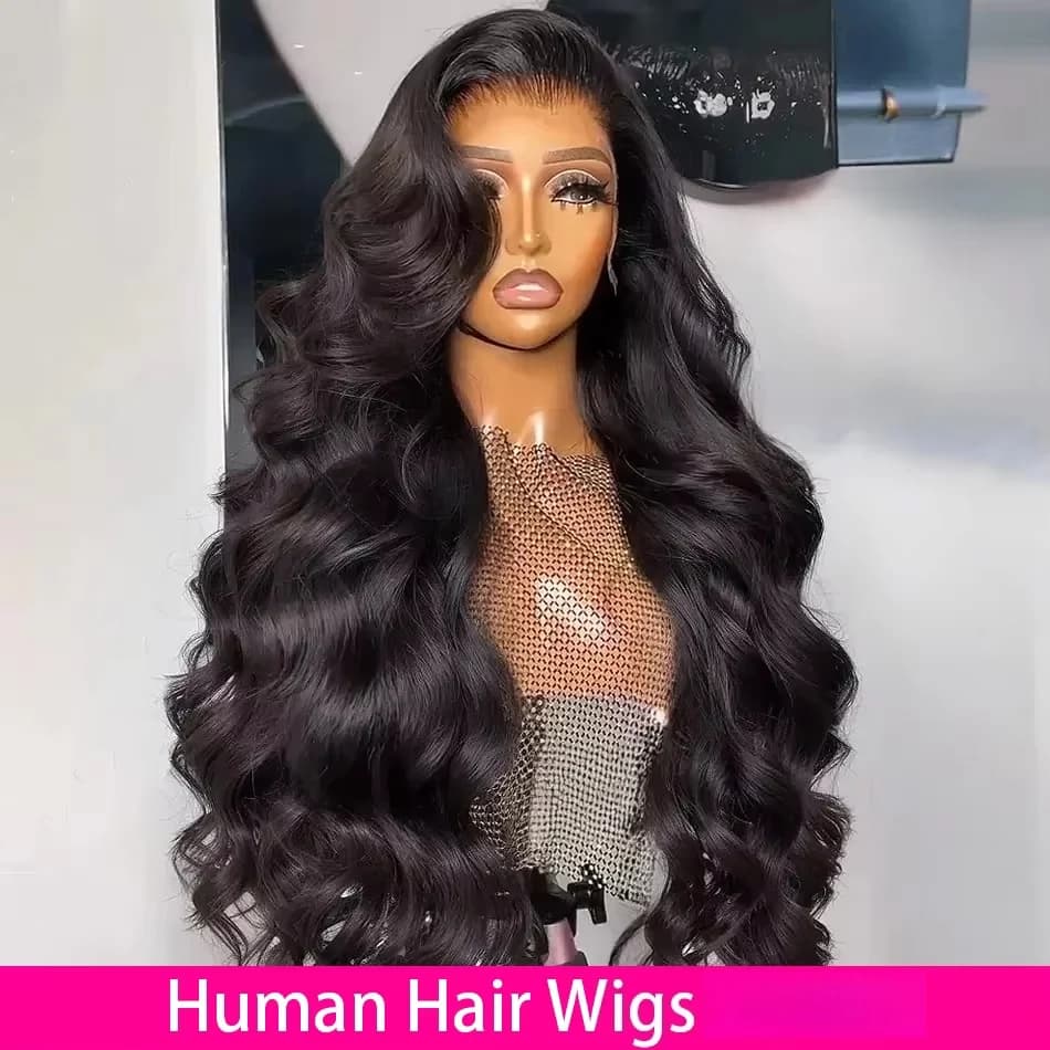 40 Inch Body Wave Human Hair Wigs 13x6 Hd Lace Frontal Wig Brazilian Pre Plucked Lace For Women 13x4 Lace Front Wigs 250 Density