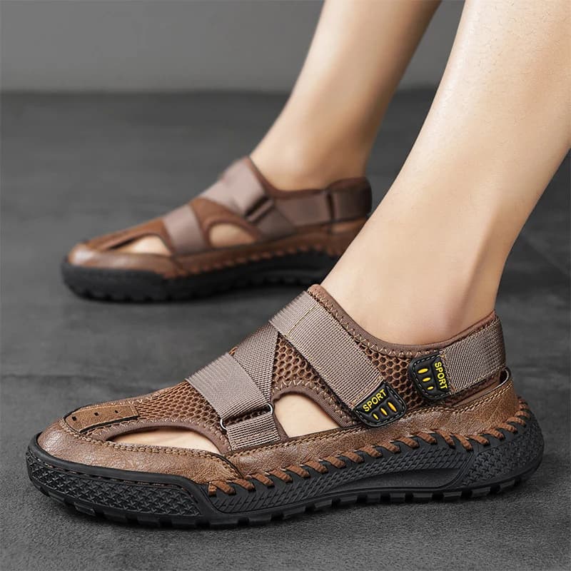 Men's Summer Sandals Men's Casual Outdoor Shoes 2024 New Comfortable Trekking Sandals Beach Sandals Breathable Shoes
