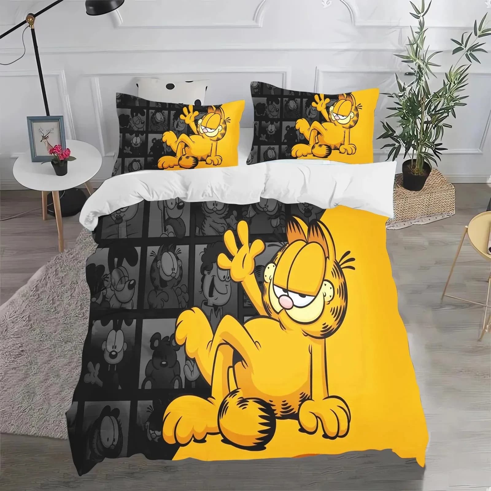 2026New G-Garfield Bedding Sets Comforter Quilt Bed Cover Duvet Cover Pillow Case 2/3 Pieces Sets Kids Adult Size Home Textiles