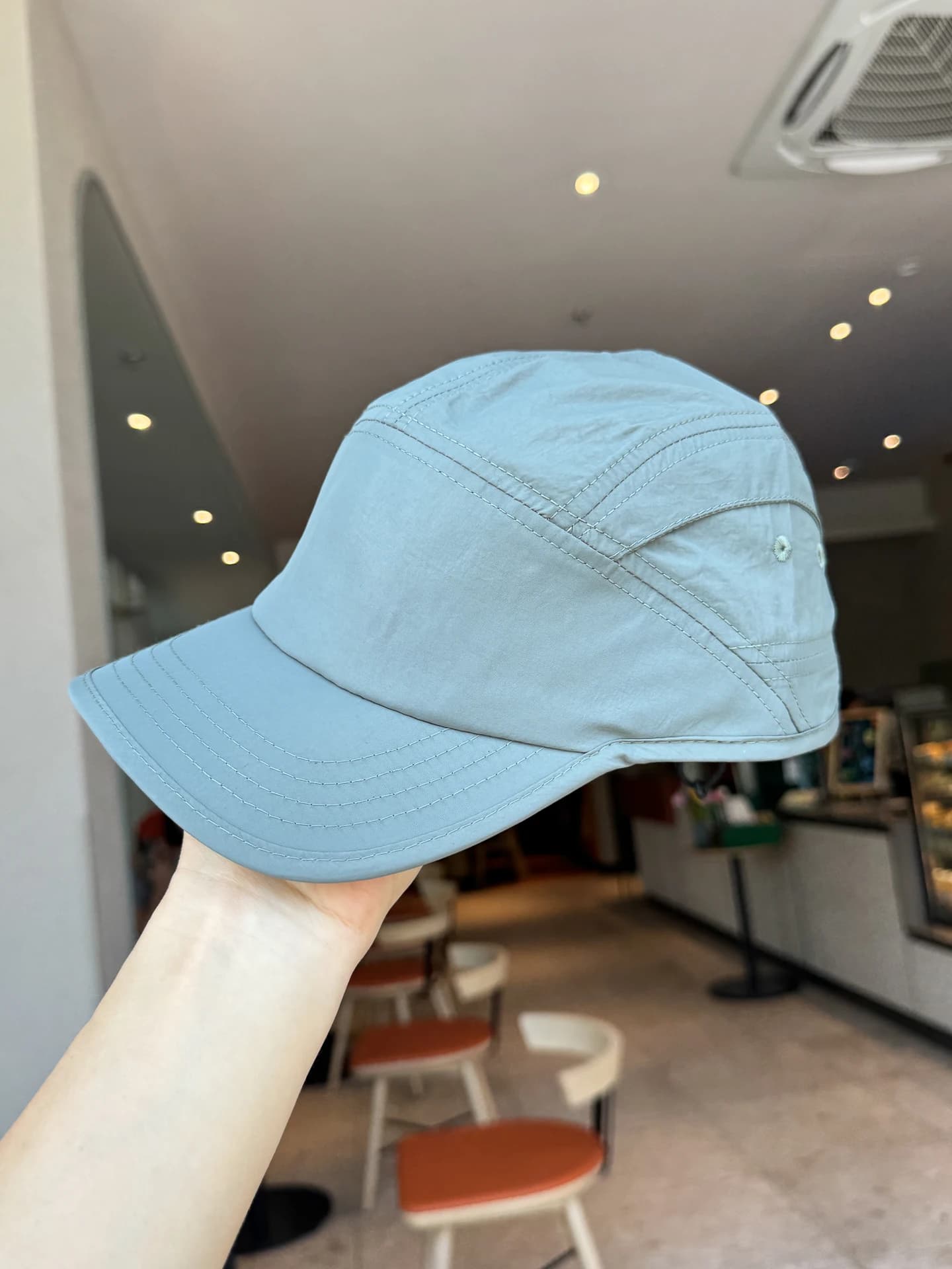 Lightweight Breathable Qui Dry Baseball Cap ex Outdoor Travel Sun Protection Dstring Buet Hat Casual Nylon Cap