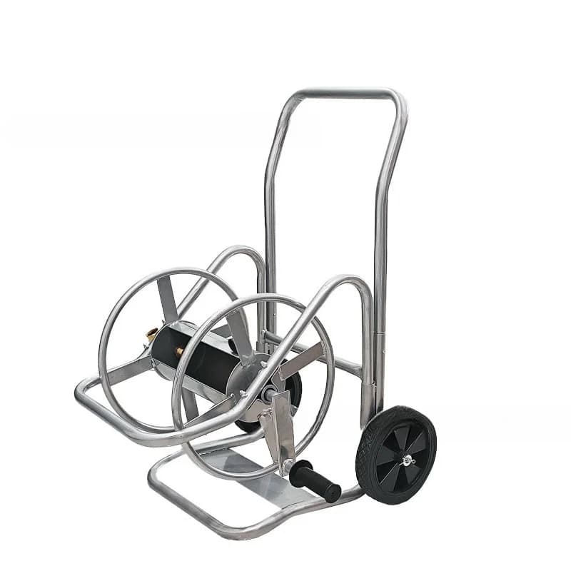 Avvolgitubo da Giardino per Lavaggio Auto e Irrigazione, Porta Tubo Acqua, Rastrelliera Porta Tubi