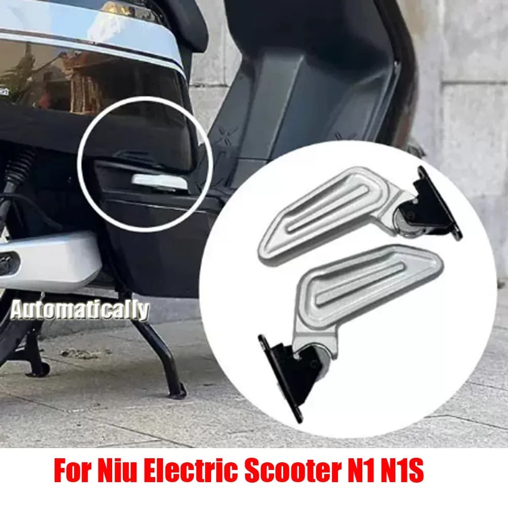 For Niu Electric Scooter N1 N1S Ebike Automatically Eject Right and Left Pedal Rear Passenger Footrest Pedals Foot Pedal