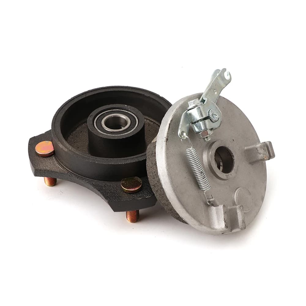 Tamburo anteriore Pastiglie Freno Copertura 110mm M10 * 4 Mozzo Ruota Per 110cc 125cc 150cc Elettrico ATV Go Kart UTV Buggy Quad Parti di Bici