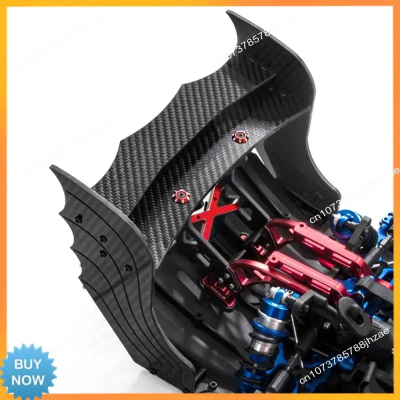 Il diffusore in fibra di carbonio A10R supporta parti di aggiornamento per auto ARRMA F1 LIMITLESS 1/7 RC rosso