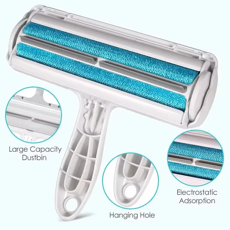 Pet Hair Remover Roller Self Cleaning Lint Remover For Dog Cat Fur Removal For Sofa Carpet Furniture Car Seat Hair Cleaning Tool