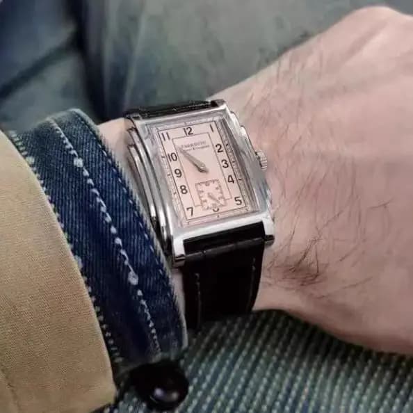 FARASUTE Men Automatic Watch 31mm Luxury Rectangle Mechanical Wristwatch Sapphire Mirror Waterproof Leather Strap ST17