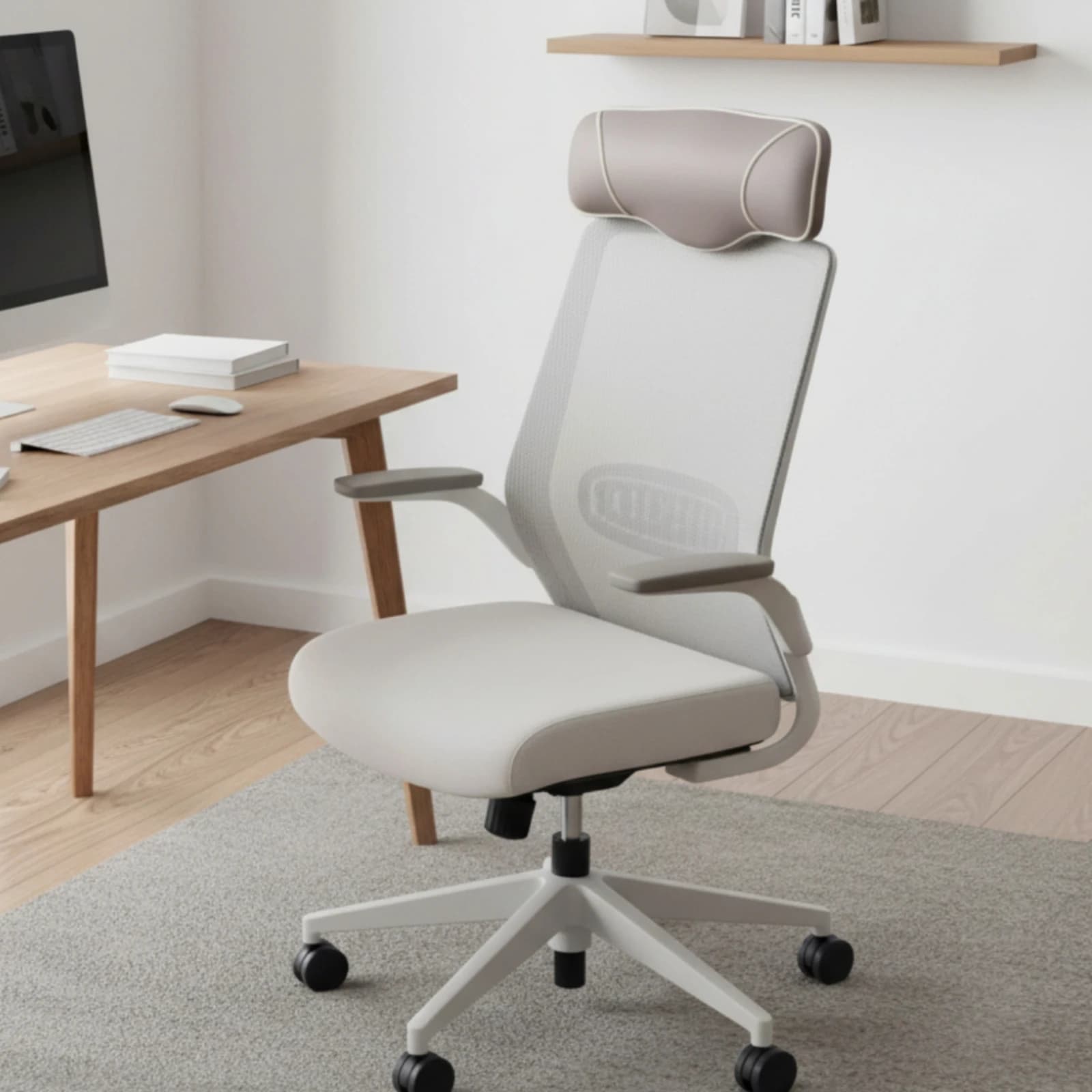 Office Chair Headrest Cushion Technical Material Office Chair Neck Pillow Home Comfort Accessory Padded