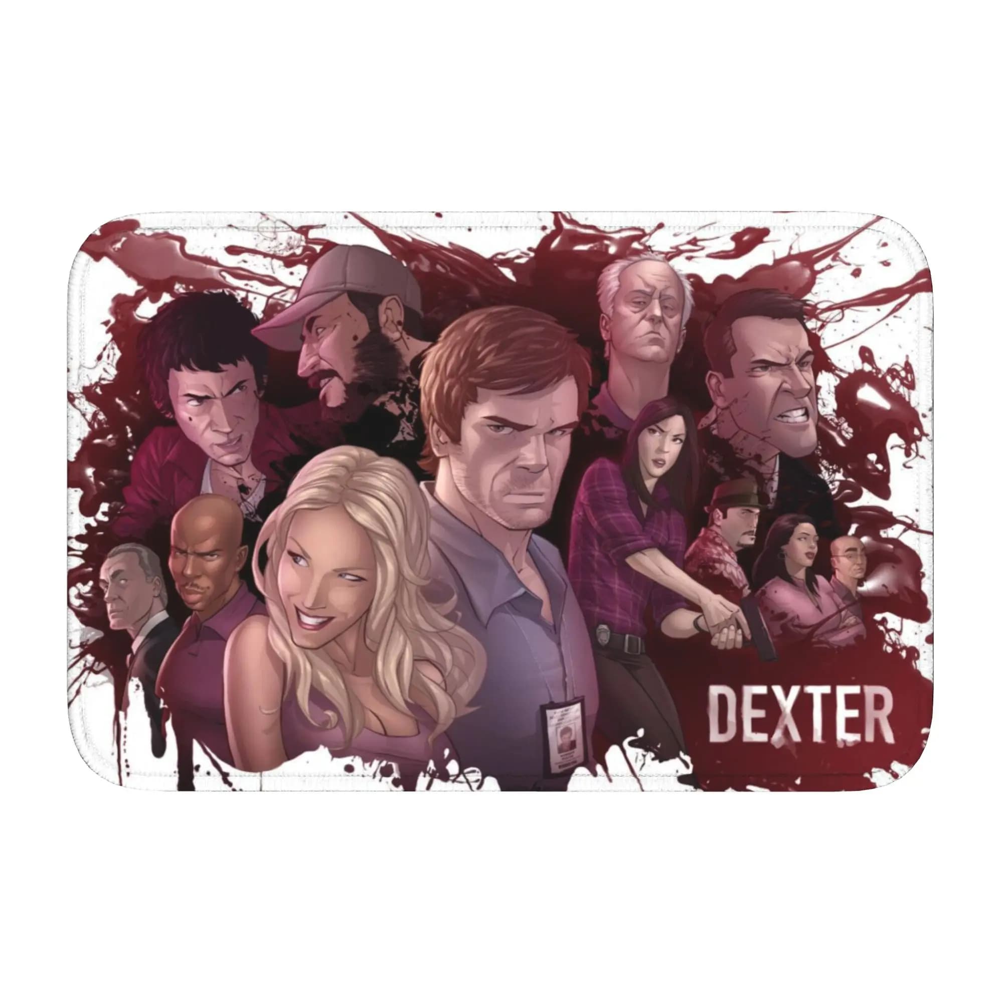 Tappetino Personalizzato Dexter Morgan Antiscivolo per Bagno, Cucina, Ingresso, WC, Tappeto per Pavimento e Zerbino
