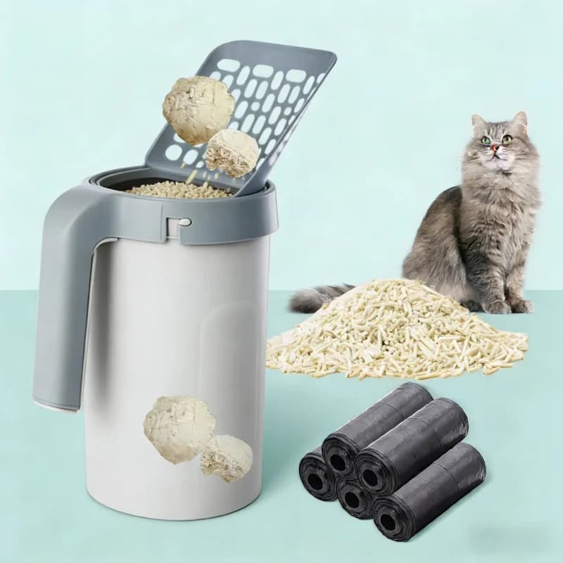 Ricambio per paletta riutilizzabile per lettiera per gatti, per la pulizia dei rifiuti della toilette, accessori per animali domestici