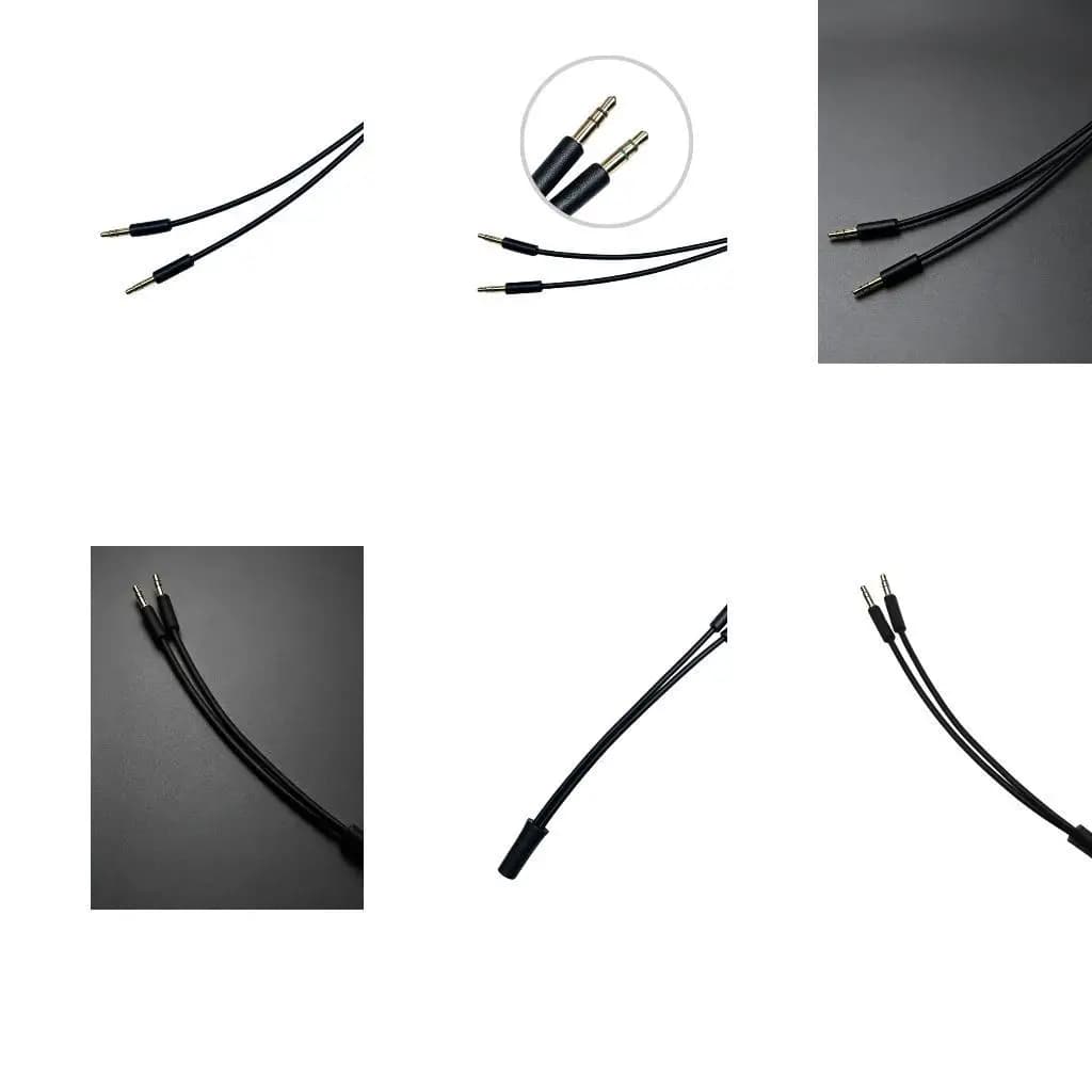 Cavo sdoppiatore a Y per cuffie GPRO GPRO G233 G433, microfoni e segnale acustico in unico design flessibile in PVC D2RC