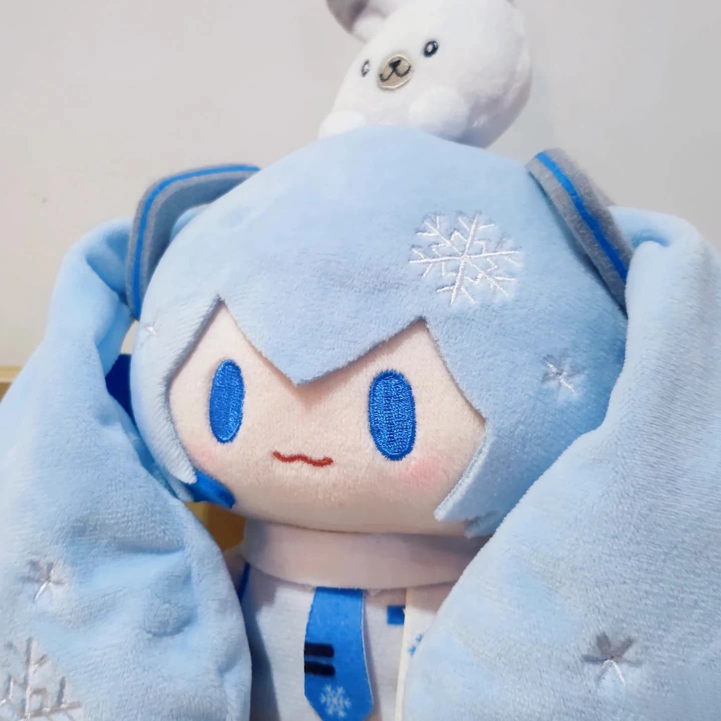 15 cm Hatsune Miku Snow Series bambola di peluche Kawaii Q versione peluche zaini giocattoli action figure portachiavi borsa ciondolo giocattolo regalo