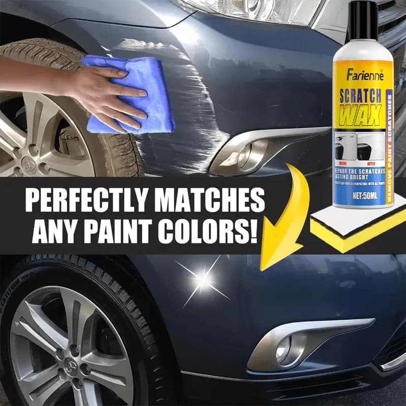 Kit universale per la riparazione dei graffi dell'auto: pasta lucidante e ceratura per tutti i colori della vernice, progettato per il ripristino delle superfici del veicolo