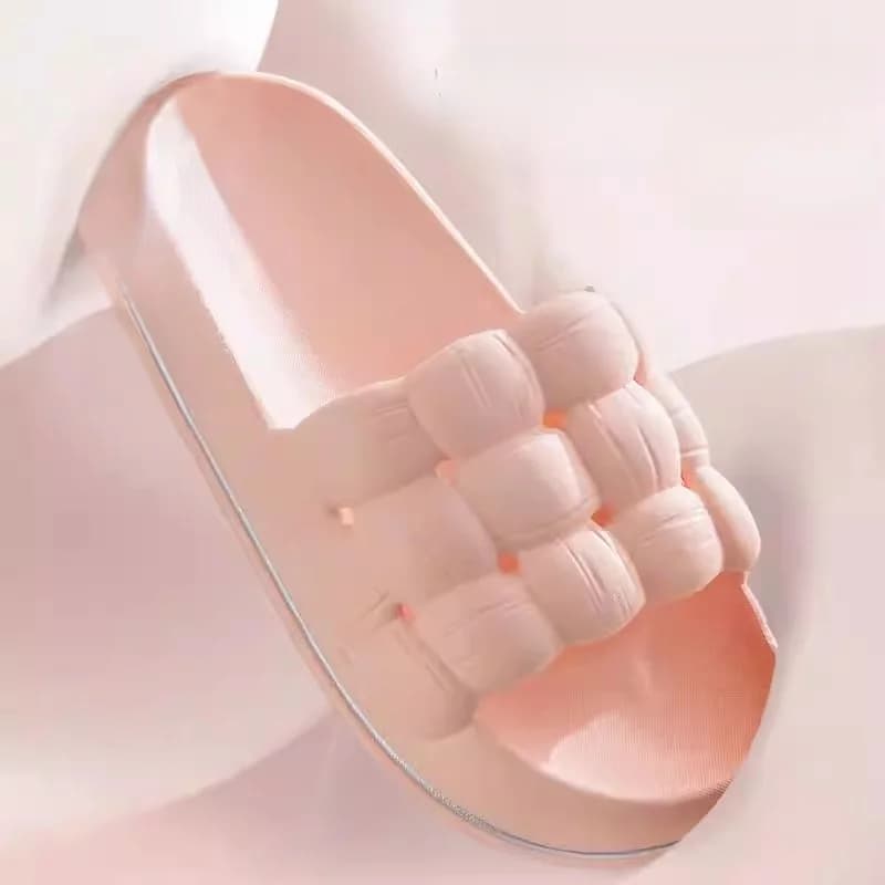 Ciabatte da Interno Ultra Morbide con Tacco Spesso Antiscivolo, Stile Femminile alla Moda, Resistenti agli Odori, Comode per Coppie