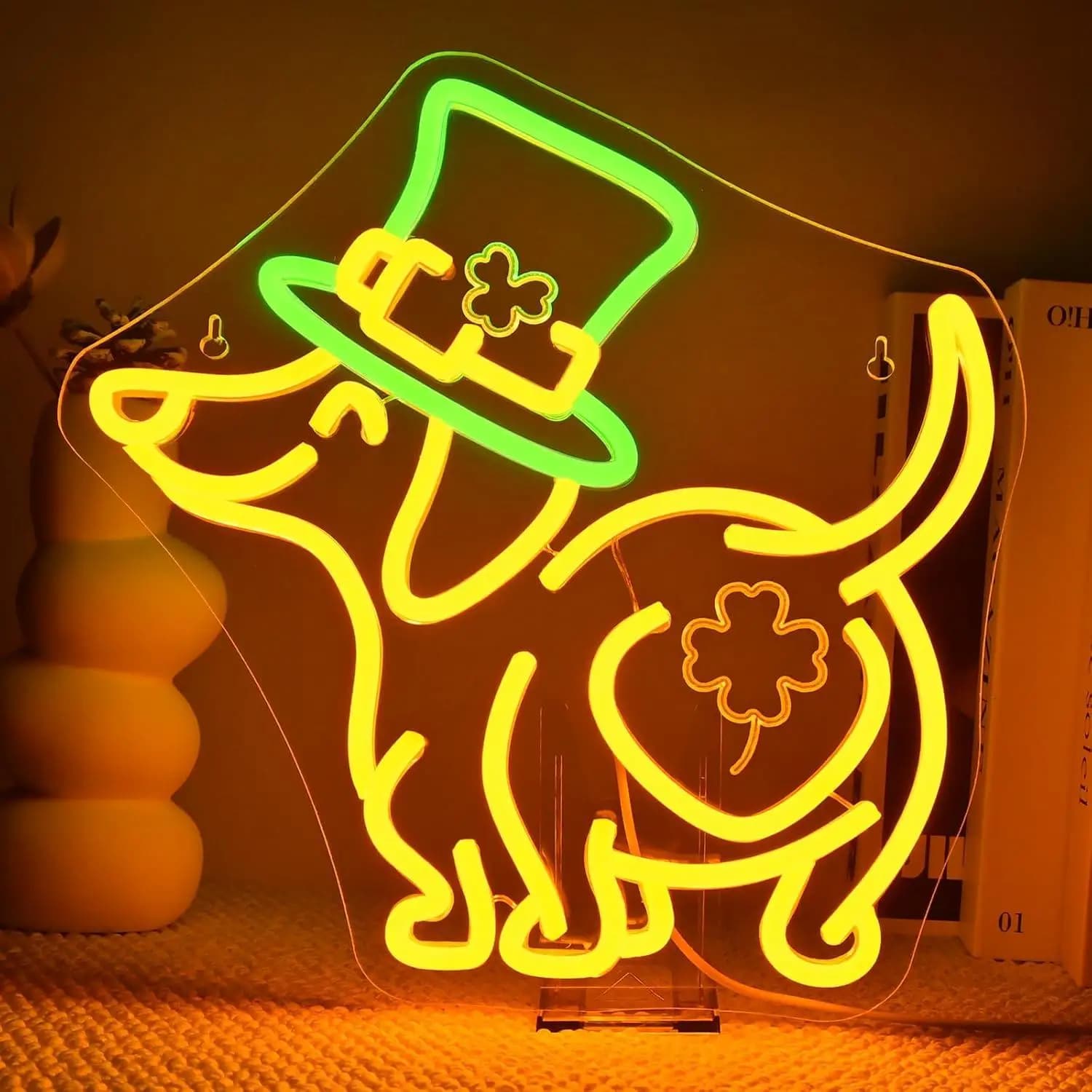 Insegna al neon a forma di Bassotto con luci USB dimmerabili per la casa, la camera da letto dei ragazzi, il soggiorno, la sala giochi, decorazioni per feste, regali per ragazze