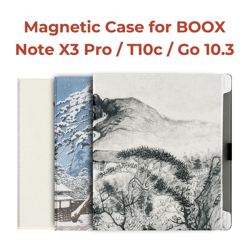 Custodia Twosheep per Boox Go 10.3 Boox NoteX3 Pro e Boox T10c Flip magnetica Auto Sleep Wake No Shell Stile cinese