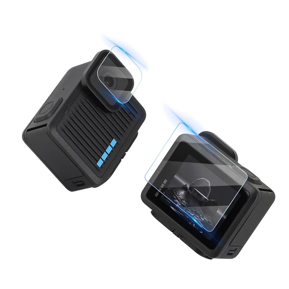 Per Gopro Hero protezione schermo pellicola in vetro temperato set protettivo antigraffio 9HD per accessori per action camera Gopro Hero