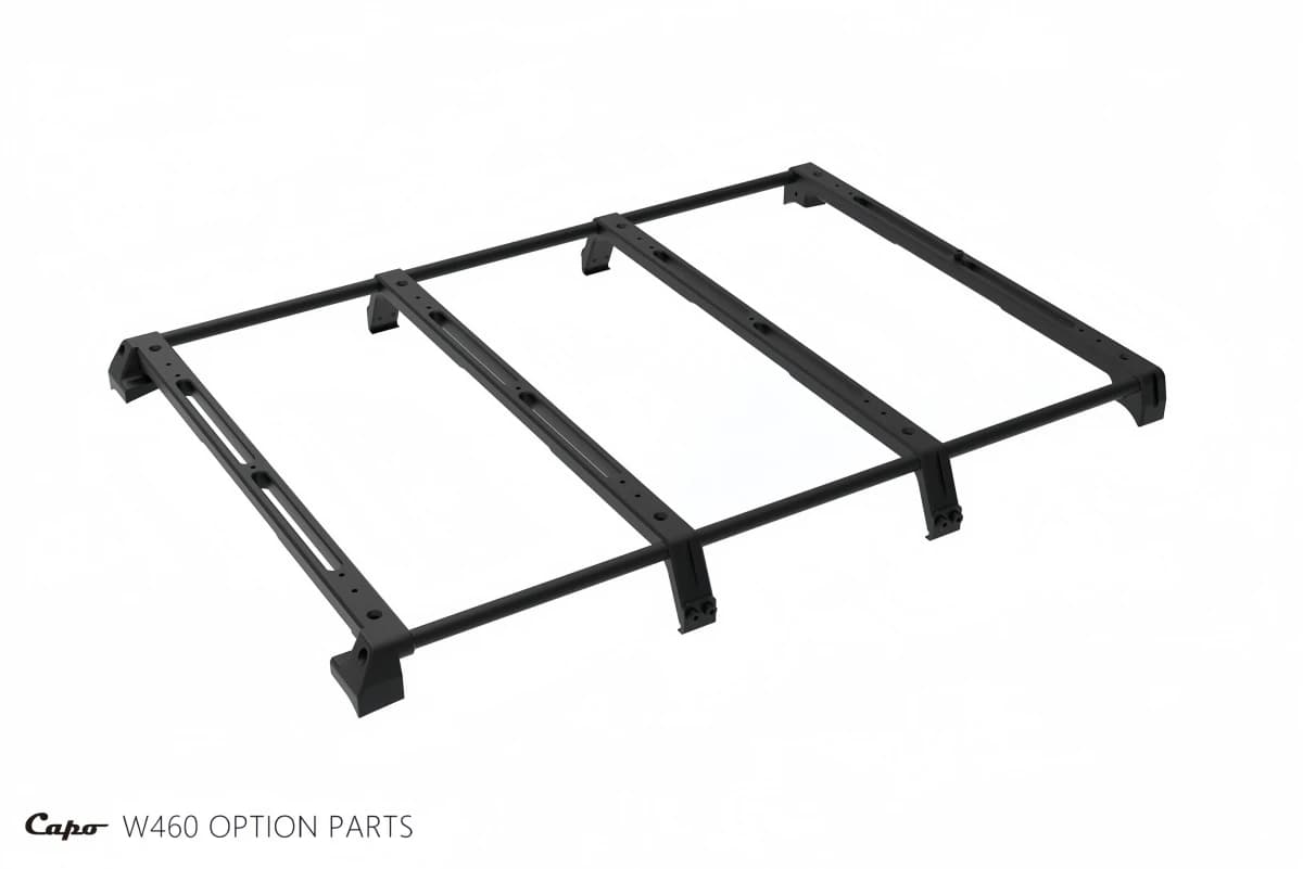 Base di montaggio per portapacchi per Capo w460 G-Wagon, auto Rock Crawler in scala 1/8, parte di aggiornamento per camion RC
