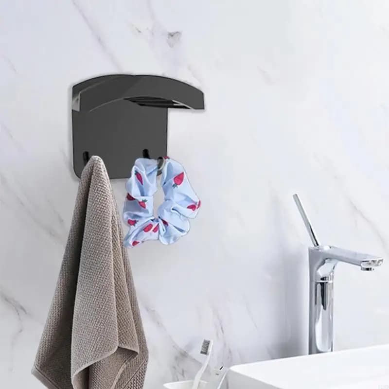 J1HD unisex sotto il gancio da scrivania gancio per cuffie nastro intelligente supporto supporto per cuffie