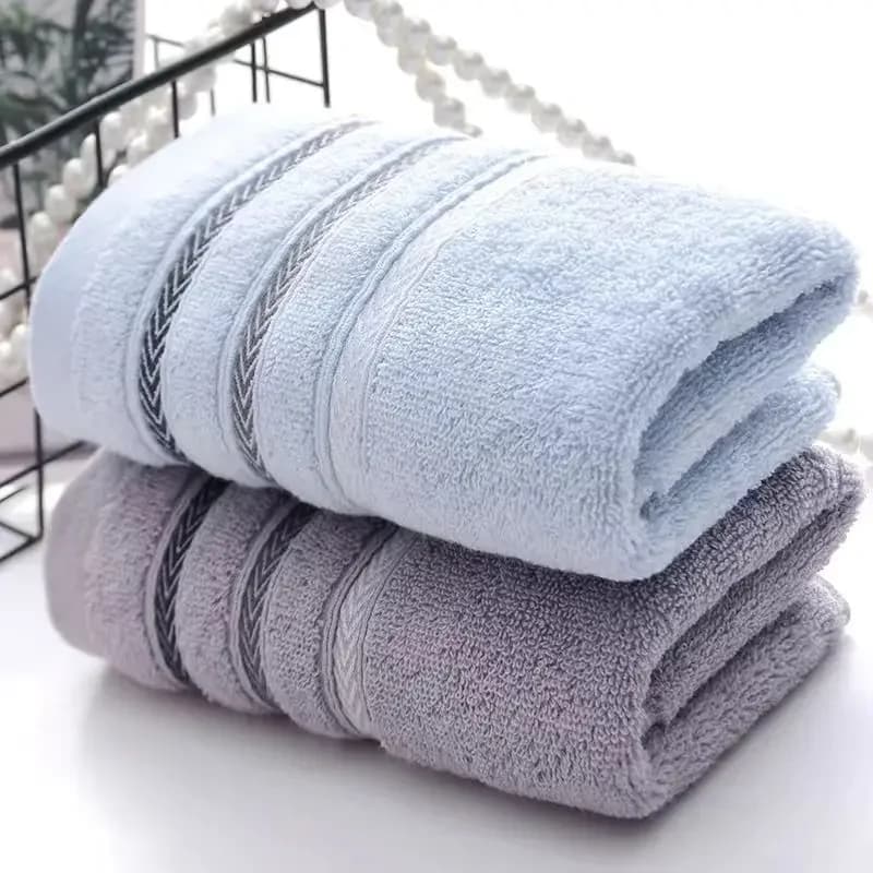 Set di 2 Asciugamani in Microfibra, Super Assorbenti e ad Asciugatura Rapida per Viso, Capelli e Doccia, per Adulti, Bagno, Viaggi e Uso in Hotel