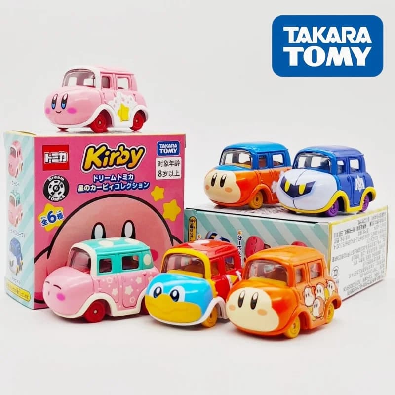 Takara Tomy Tomica Kirby Alloy Car Blind Box Diecast Collectible Toy Vehicle Model Cartoon Character Decoration For