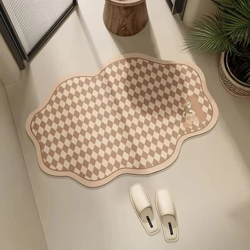 Tappetino da bagno per doccia antiscivolo Tappetino da bagno in diatomite super assorbente