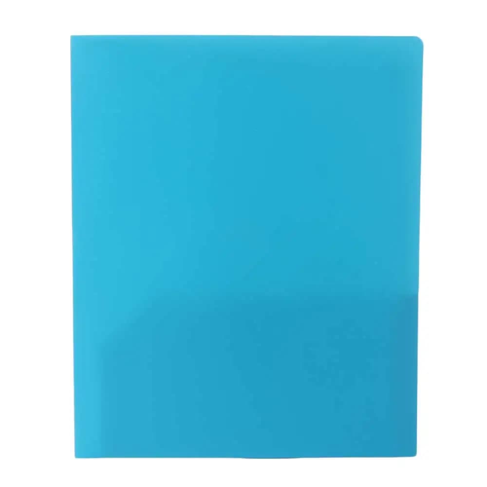 Fashion A4 File Folder PP with Pockets Folding Folders Multi-color Simple Double Sided Pocket Folder File Storage