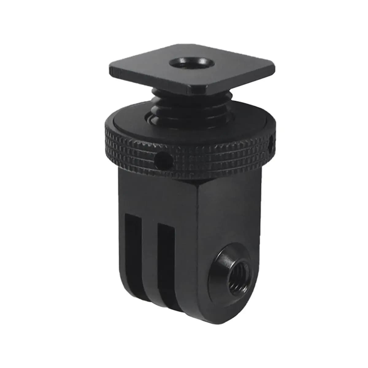 AT33 For Gopro Accesorios CNC Aluminum Mount Alloy 1/4 Tripod Adapter Cold Shoe for GoPro Hero 12 11 10 9 DJI OSMO Action 4 3