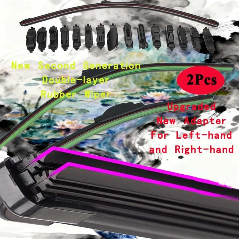 2x for Audi Q5 8R 2009~2017 Front Rear Wiper Blade Kit Cutter Windshield Windscreen Brushes Car Accessories Cleaning Replacement